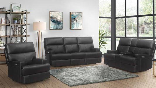 Electric power recliner sofa set deal ERSMZ66599945PBLK