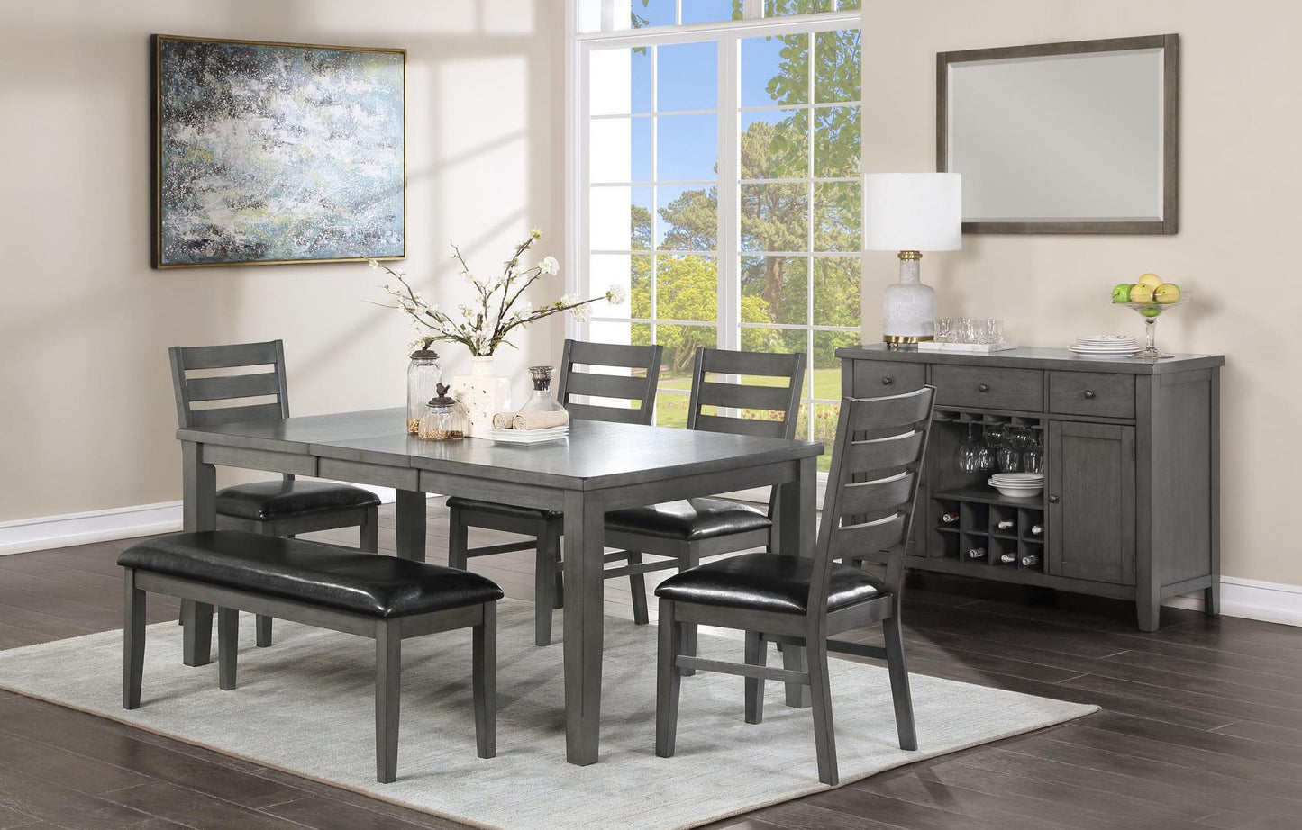 Medium dining Set deal DMZ365567GY-72