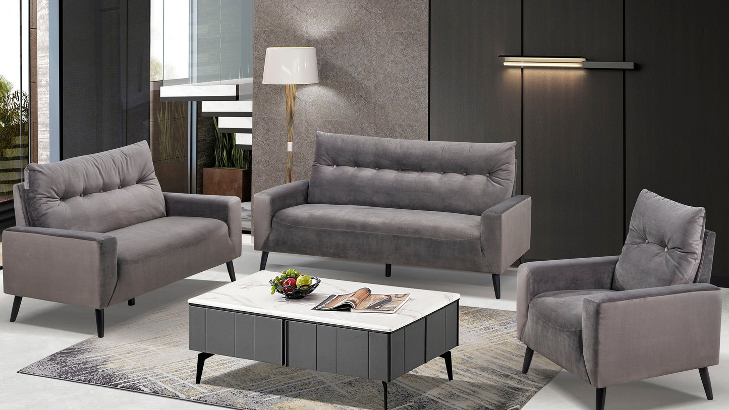 Fabric Sofa set deal FSMZ36599913CHR