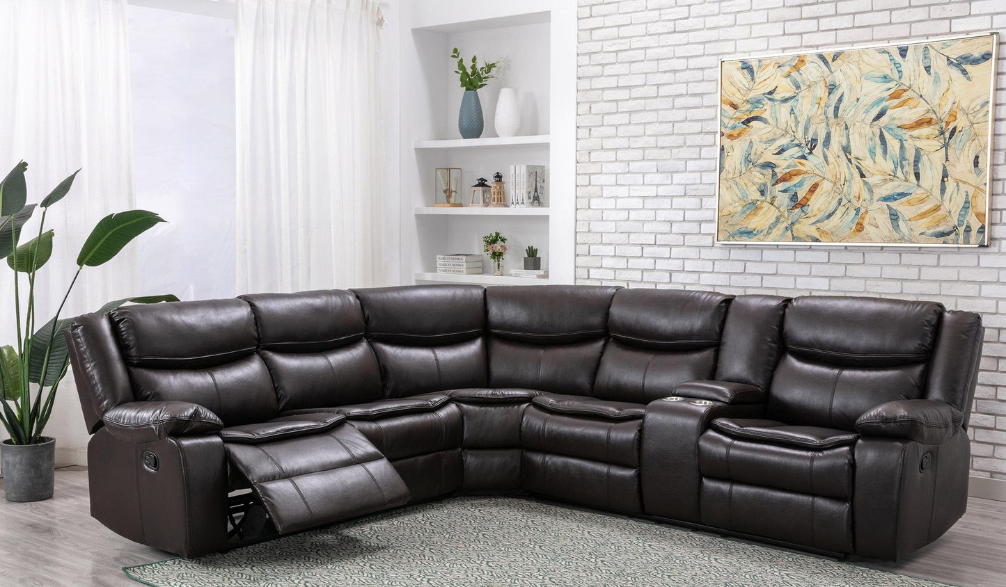 Sectional Recliner sofa set deal SRSMZ46599918BRWSSR