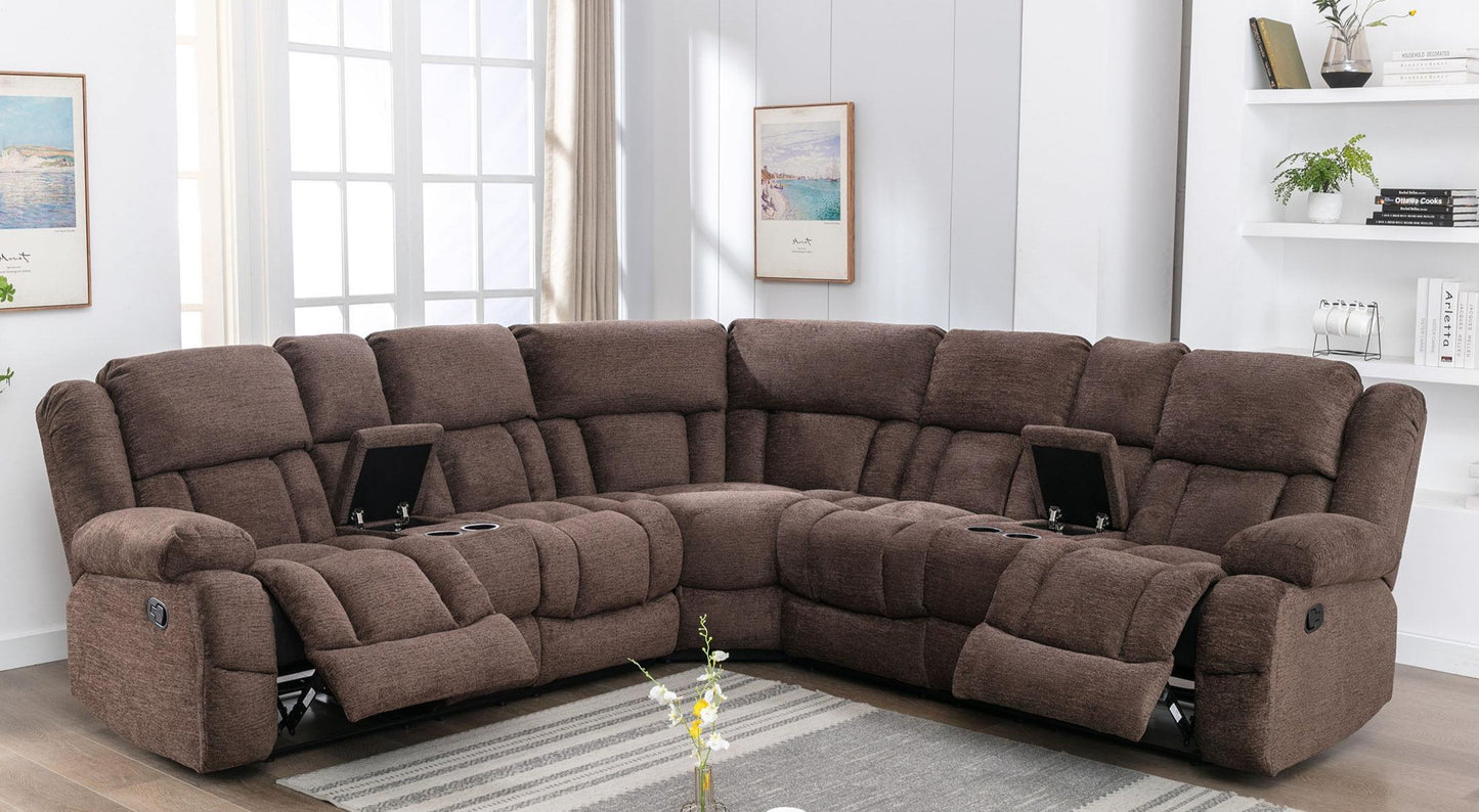 Sectional Recliner sofa set deal SRSMZ46599928BRWSS