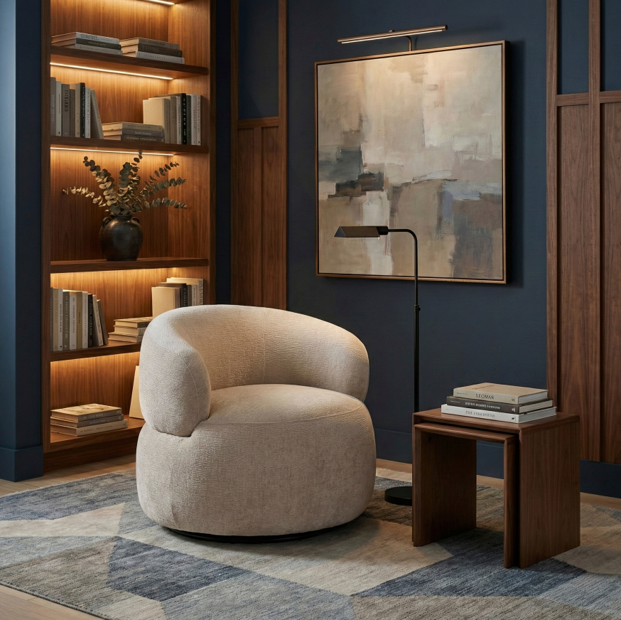 DNS-1241LBR-CAL Accent Chair