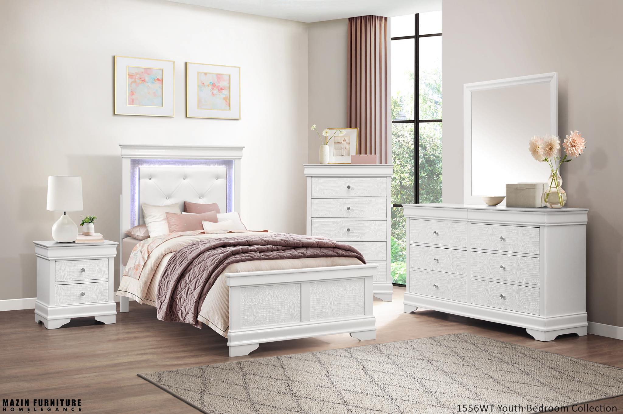 Bedroom Set Deal BMZ2651556WT