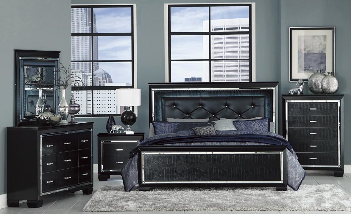 DNS-1916BK California Bedroom Set