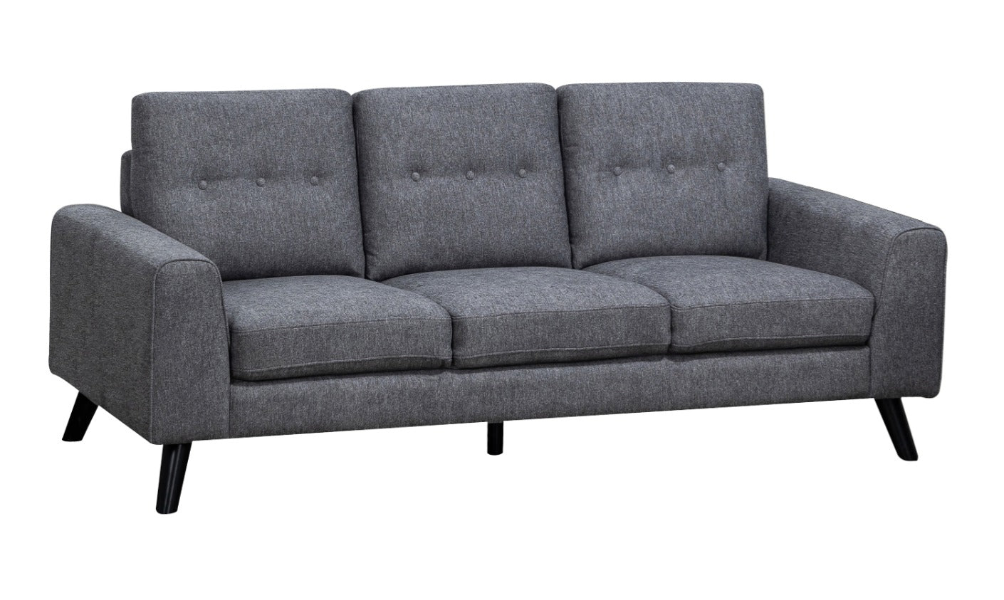 DNS 99947GRY Fabric Sectional Sofa