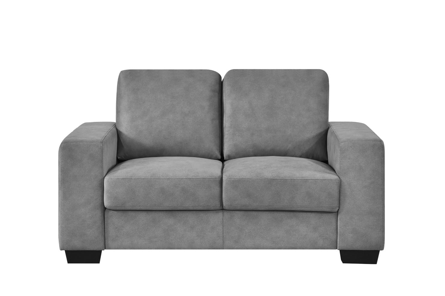 DNS 99088GRY Fabric Sectional Sofa