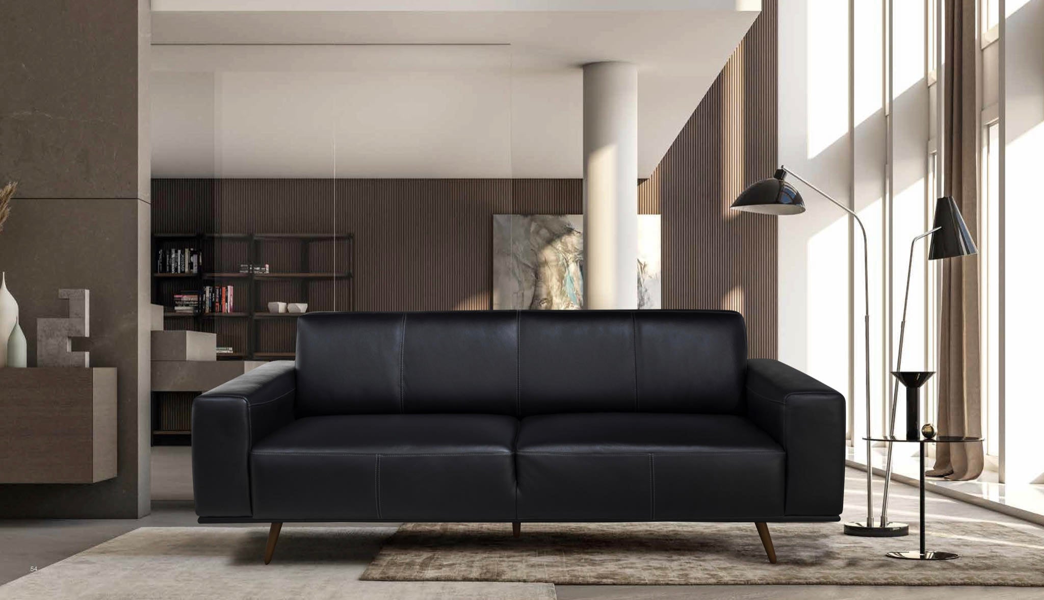 Leather sofa set deal LSMZ56599956BLK