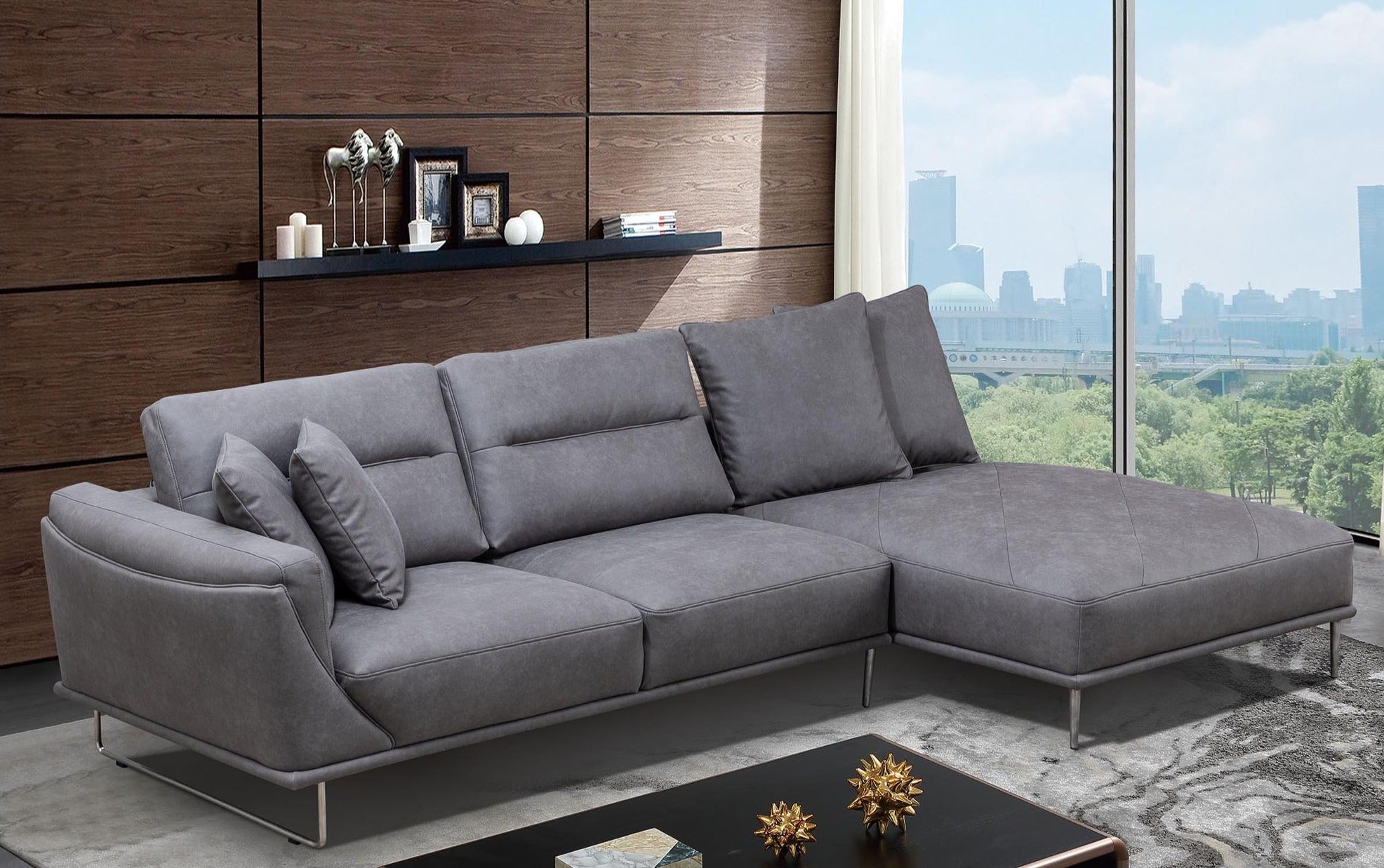 Sectional Fabric sofa set deal SFSMZ46599942GRYSSR