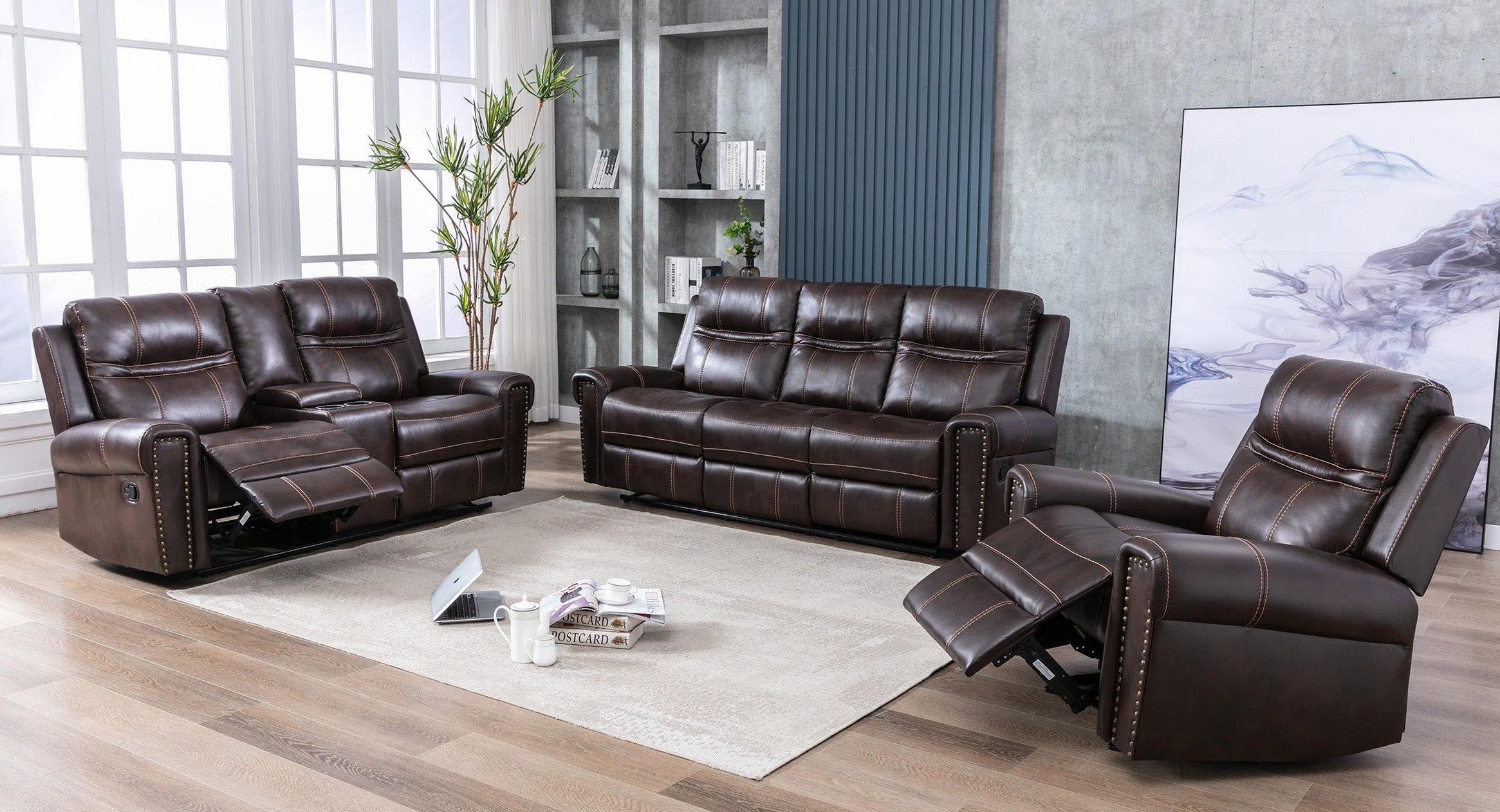 Recliner sofa set deal RSMZ46599927BRW