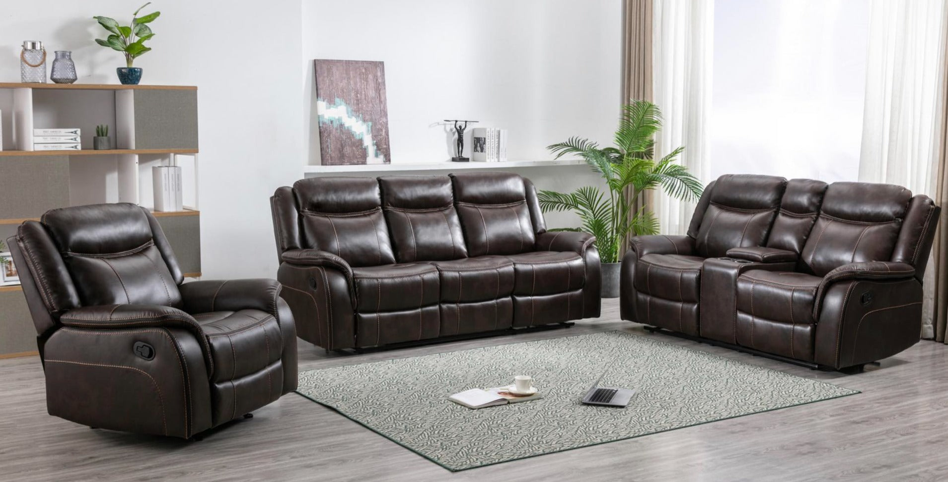 Recliner sofa set deal RSMZ46599926BRW