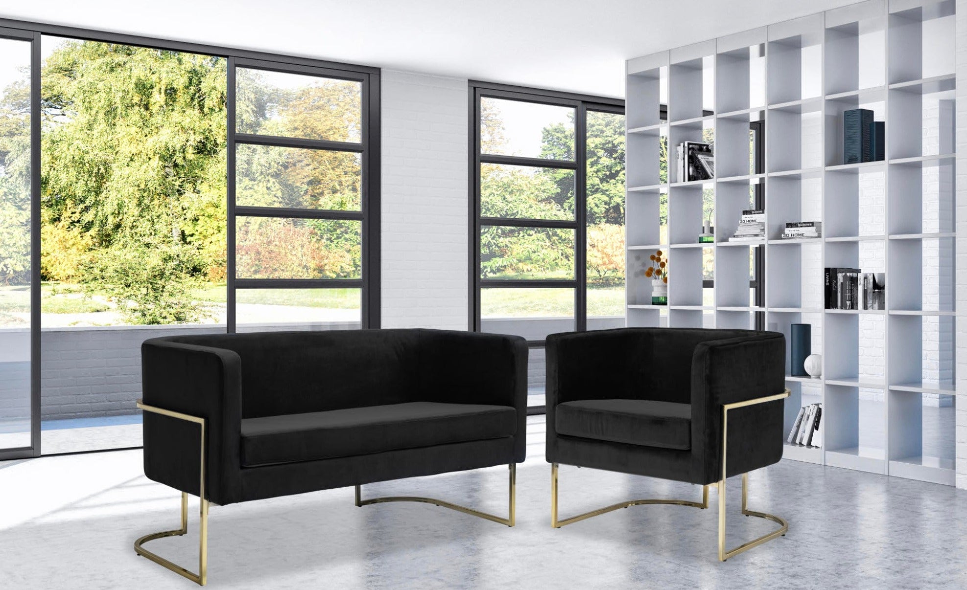 Fabric Sofa set deal FSMZ3651136BK