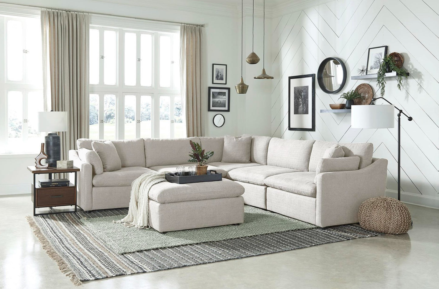 Modular Sectional Fabric sofa set deal SFSMZ4659544BE