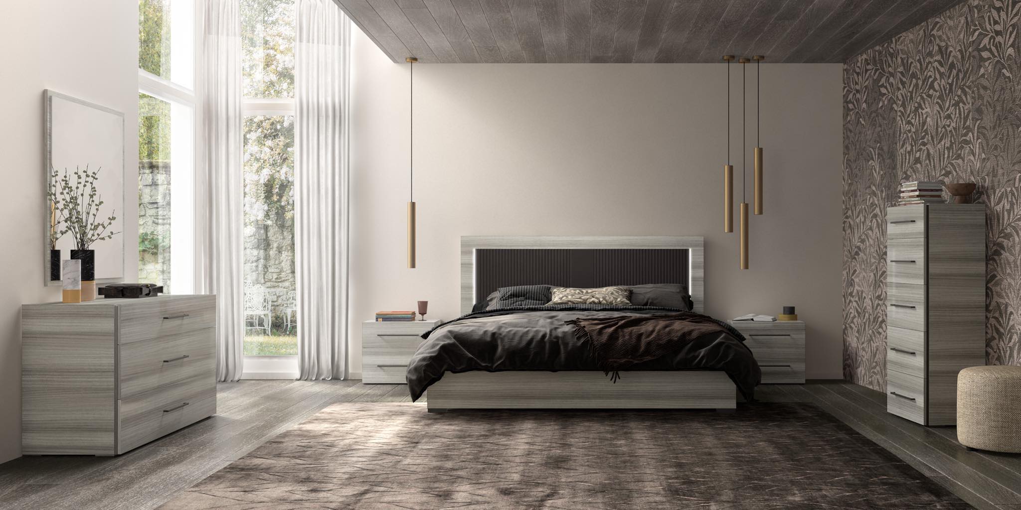 Bedroom Set Deal BMZ265MIAUPHOLSTERED