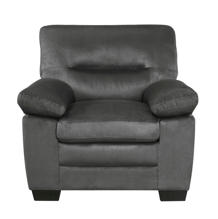 DNS 9328DG Fabric Sectional Sofa