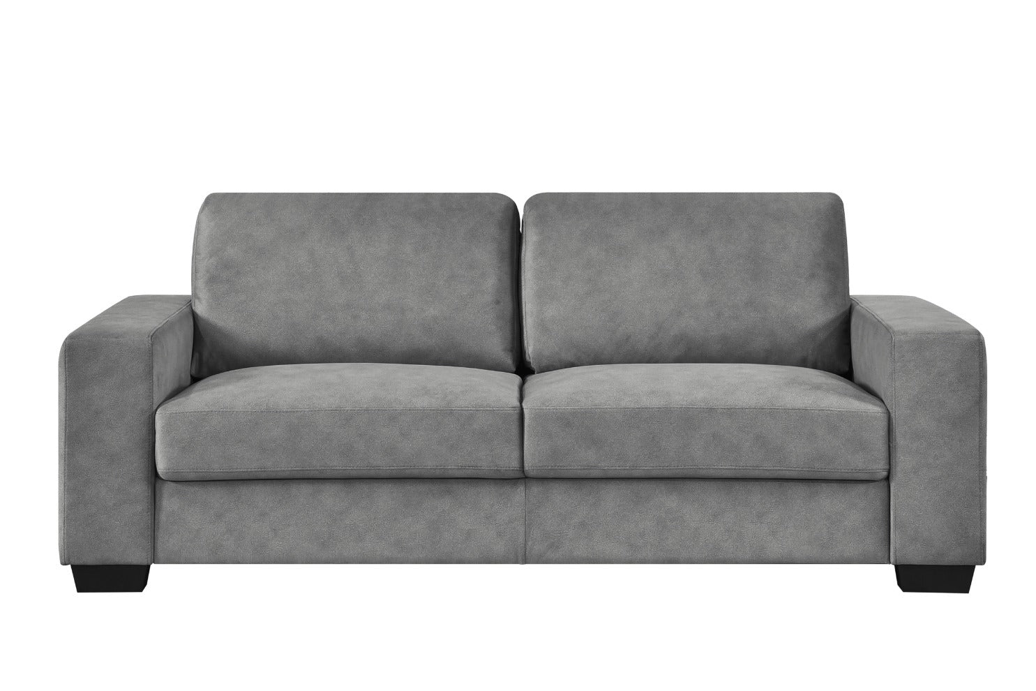 DNS 99088GRY Fabric Sectional Sofa
