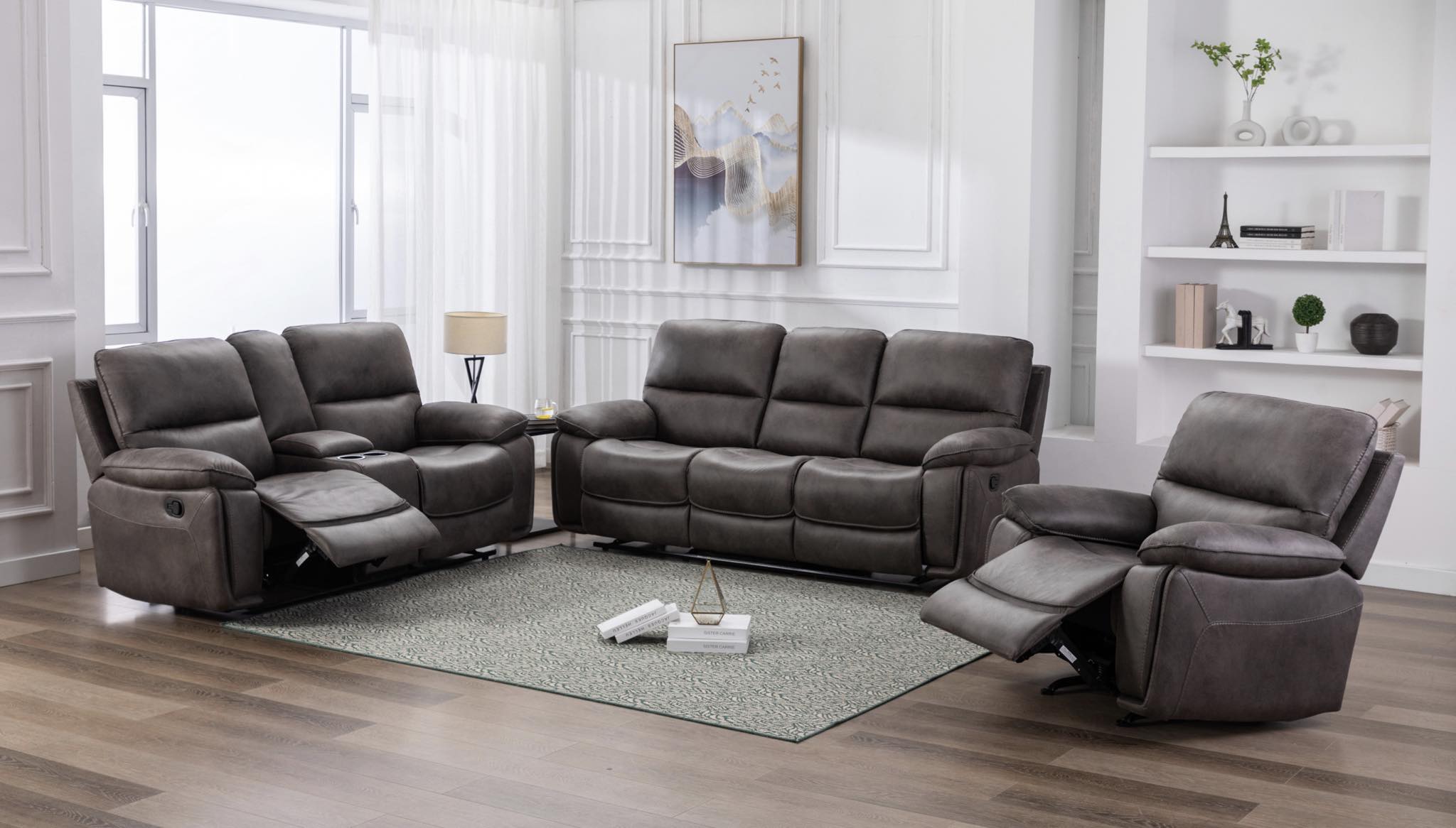 Recliner sofa set deal RSMZ46599929GRY