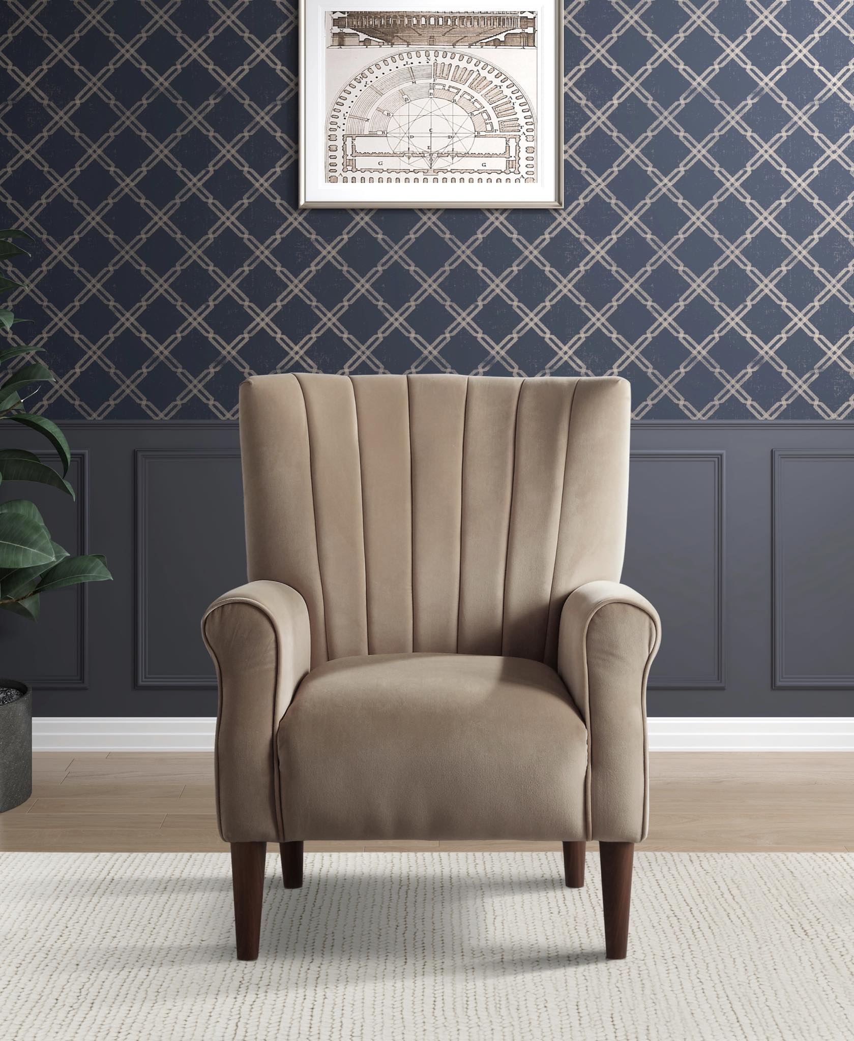 Accent chair ACMZ9651047BR-1