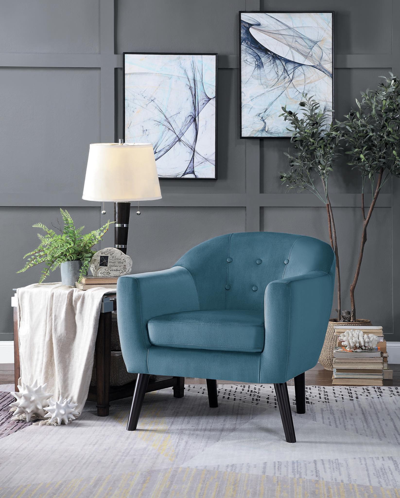 Accent chair ACMZ9651127BU-1