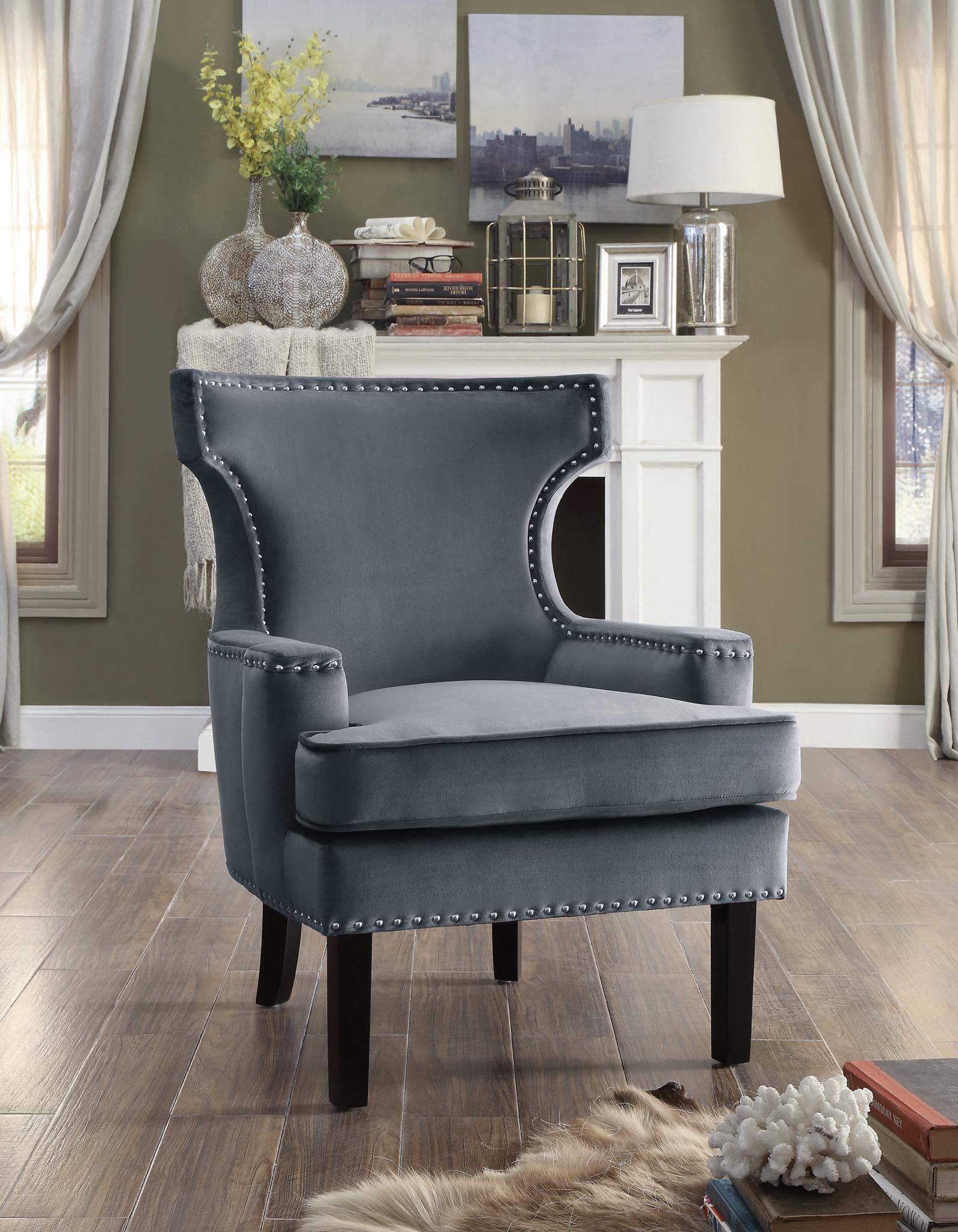 Accent chair ACMZ9651190GY-1