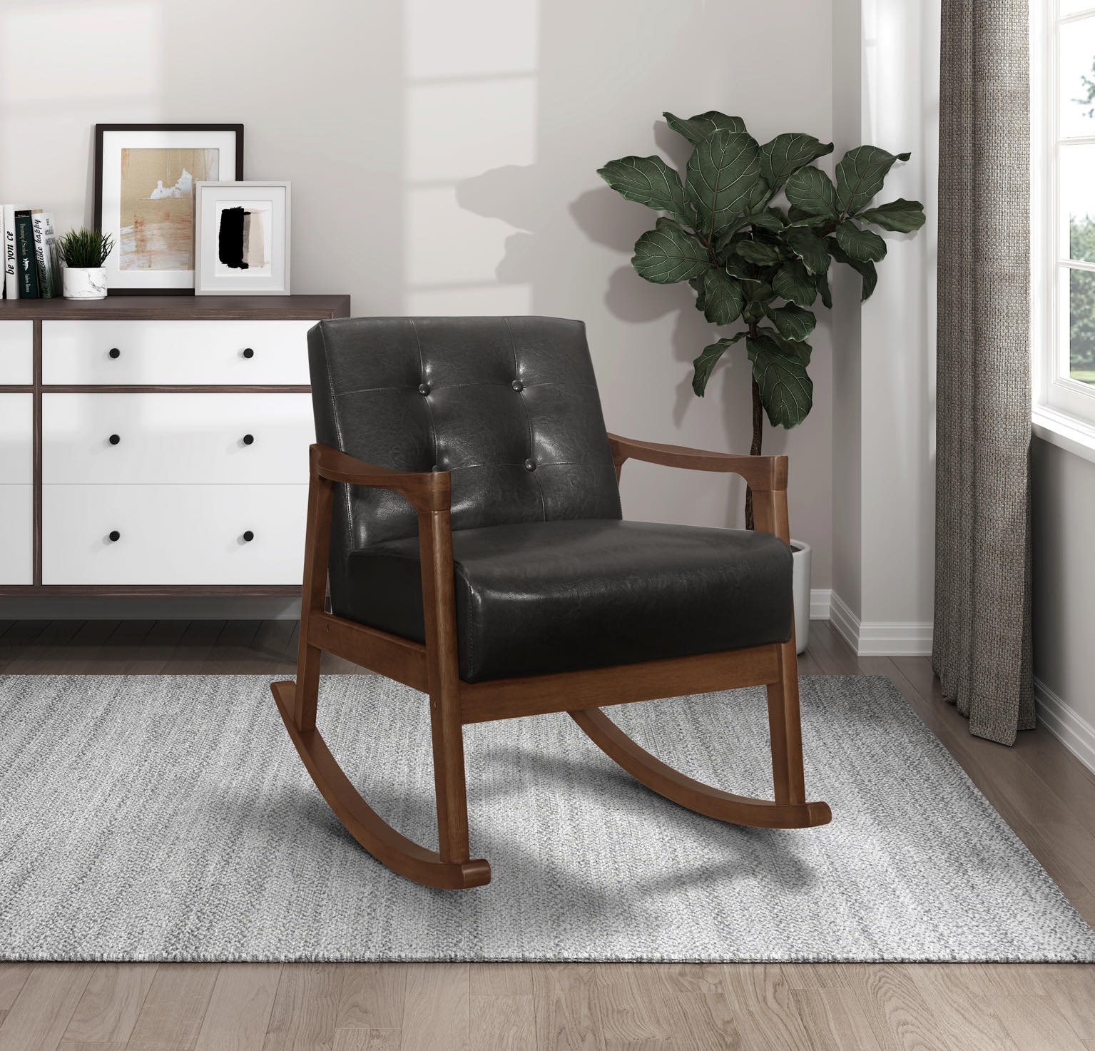 Rocking accent chair ACMZ9651049DB/1