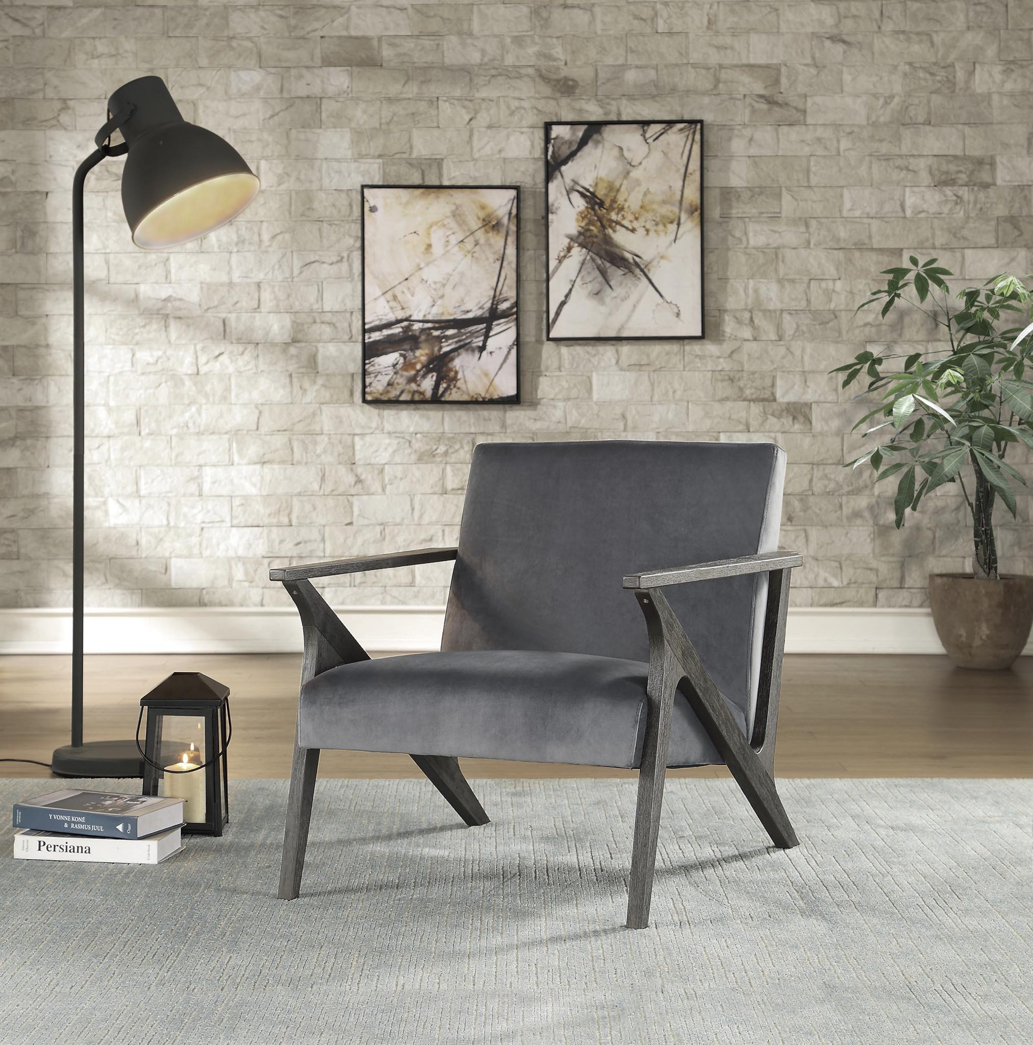 Accent chair ACMZ9651111GY