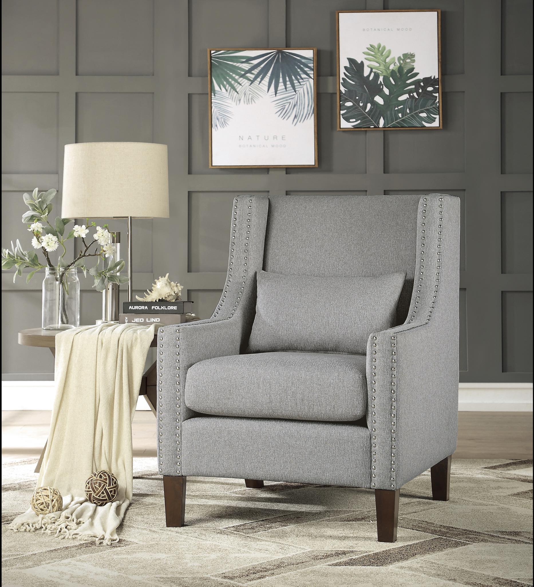 Accent chair ACMZ9651114GY-1