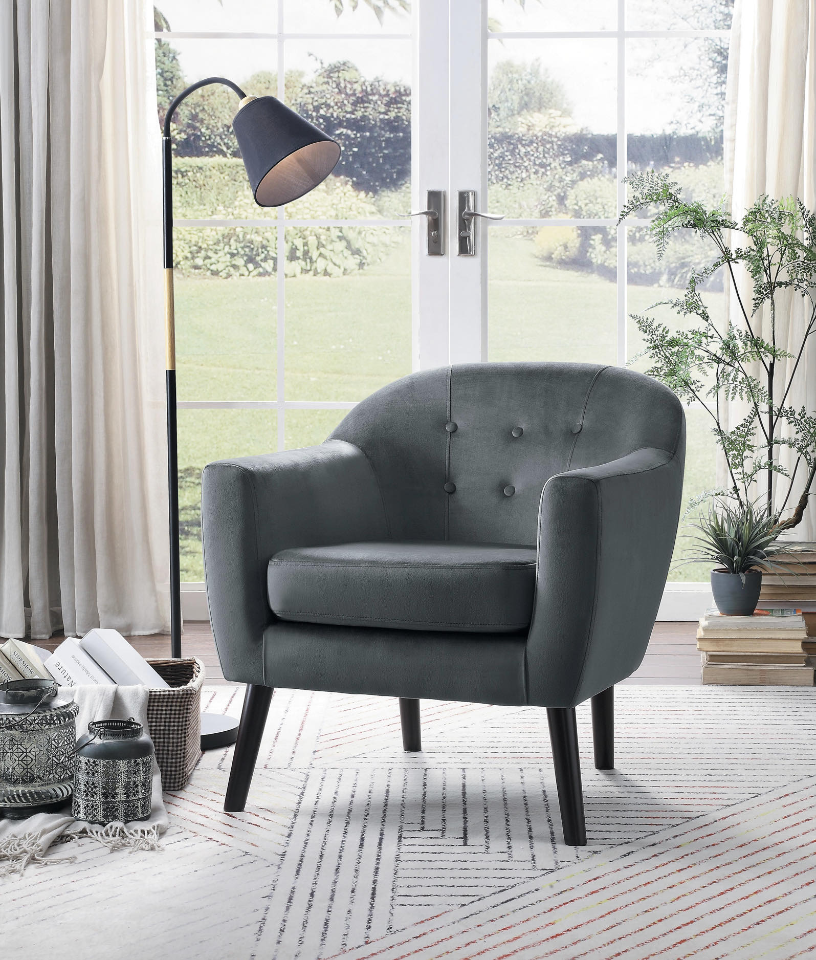 Accent chair ACMZ9651127GY-1