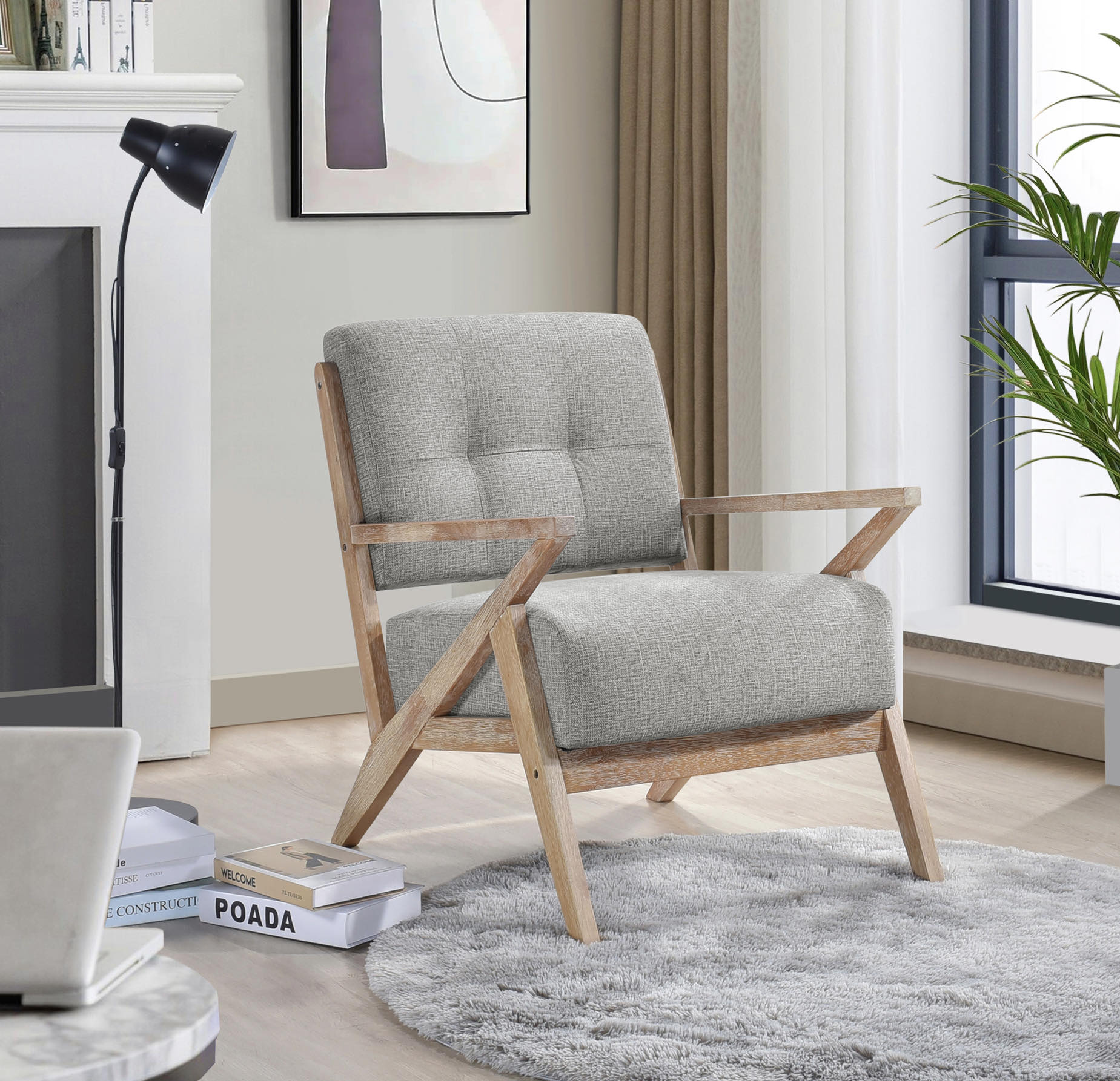 Accent chair ACMZ9651211GY-1