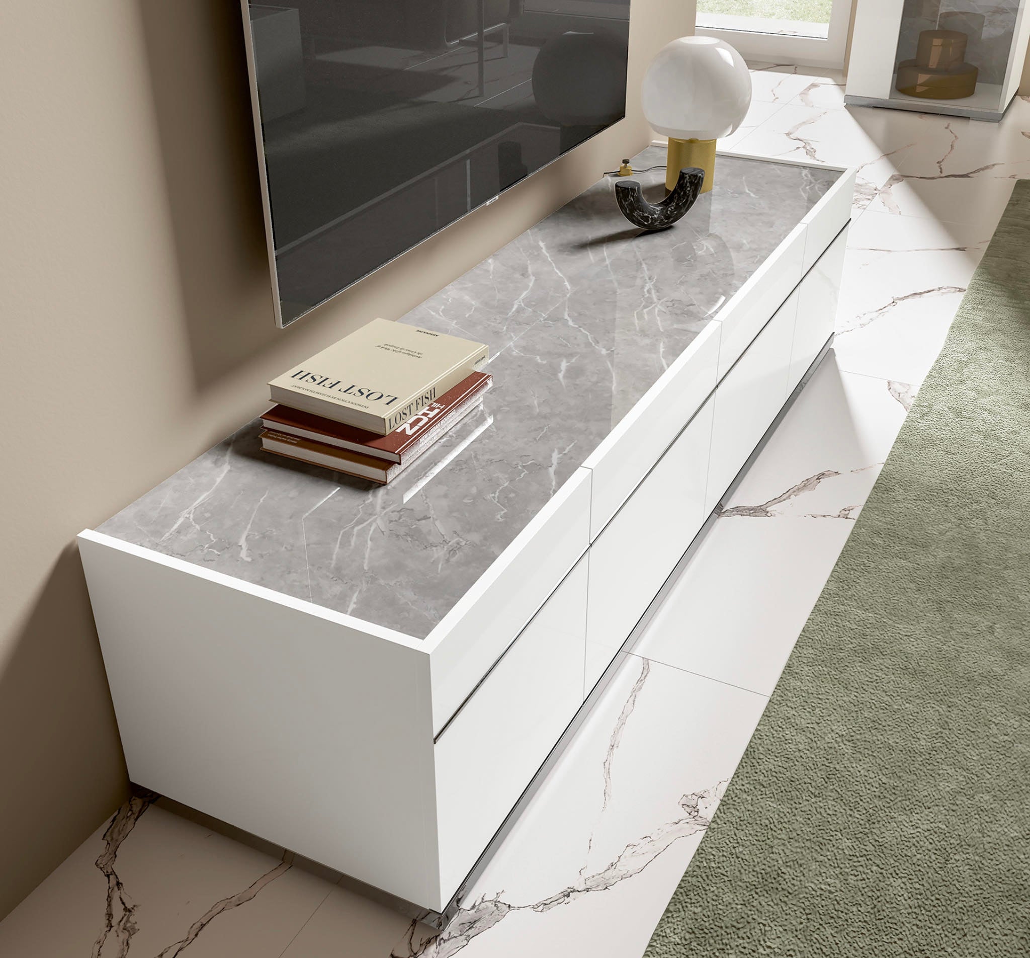 TV Stand TVSMZ125MADWHPT02