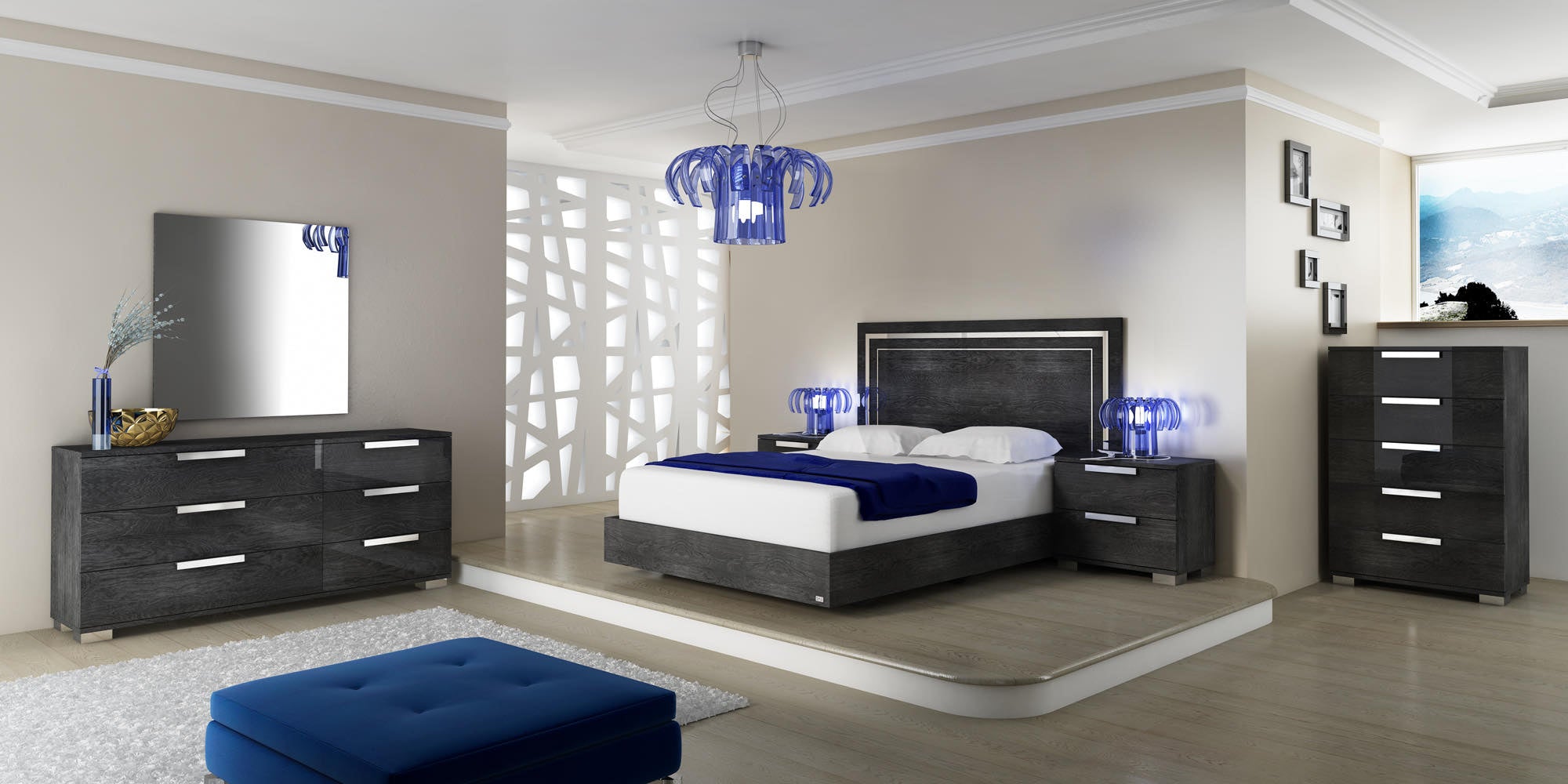 Bedroom Set Deal BMZ265SARAHPANELMODERN