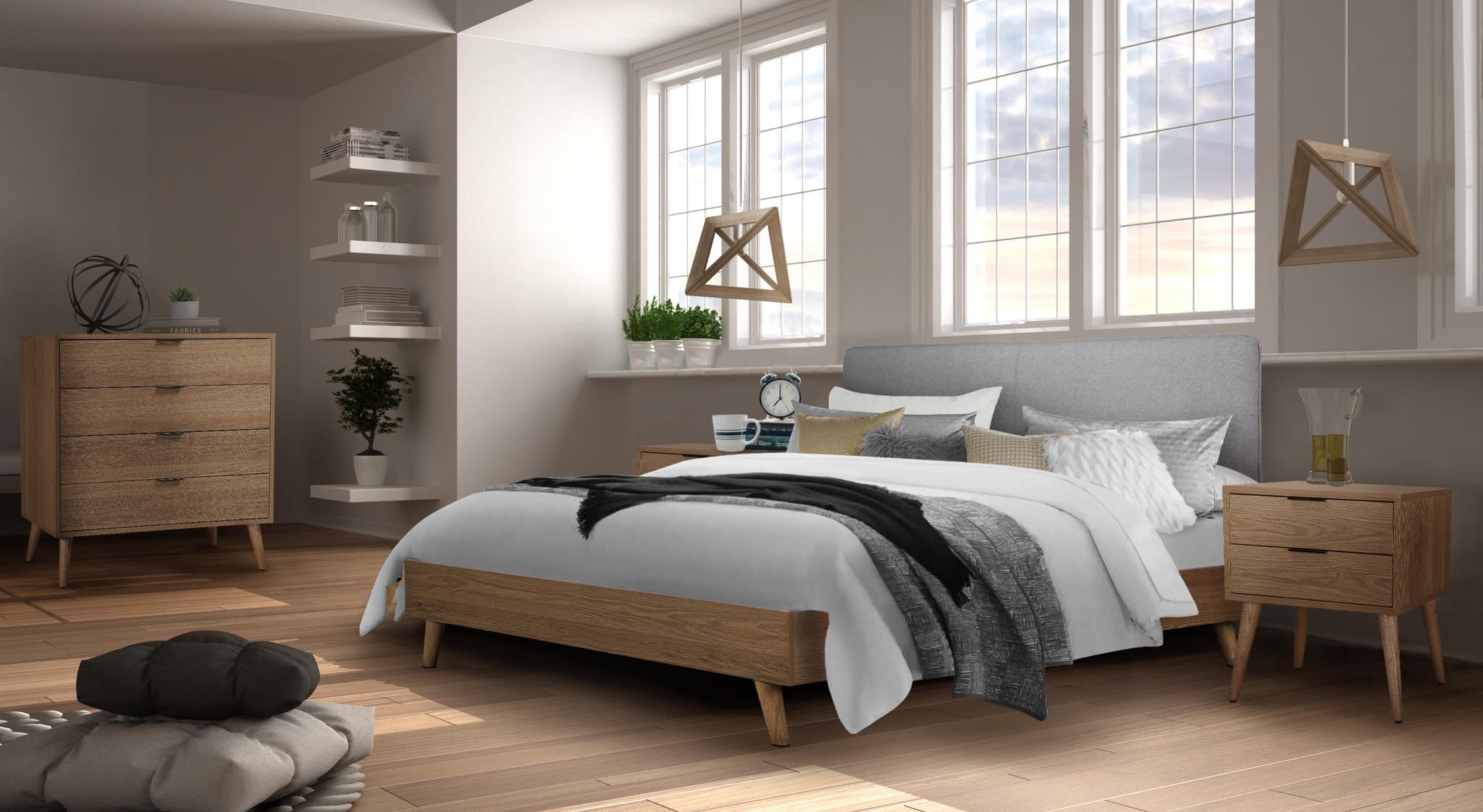 Bedroom Set Deal BMZ2655890GY/589NA