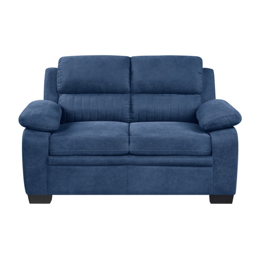 DNS 9333BU Fabric Sectional Sofa