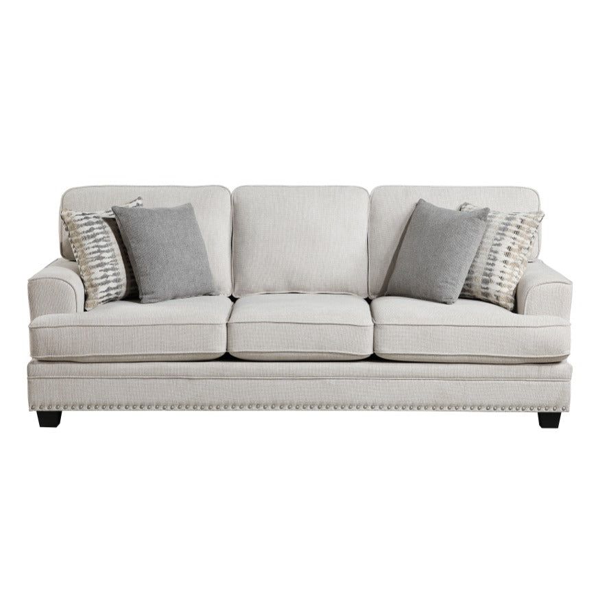 DNS 9648SN Fabric Sectional Sofa