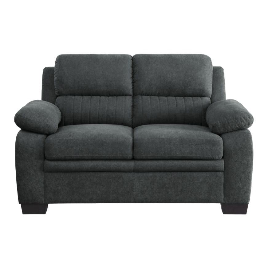 DNS 9333DG Fabric Sectional Sofa