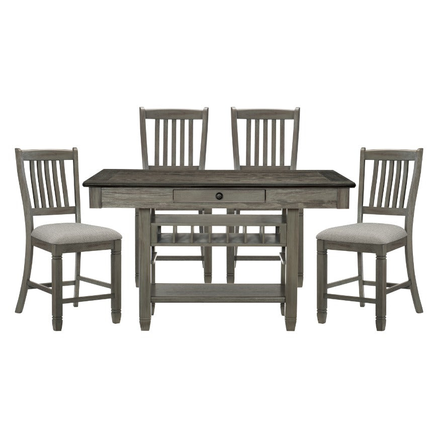 DNS 5627GY-36 Counter Height Dining Set