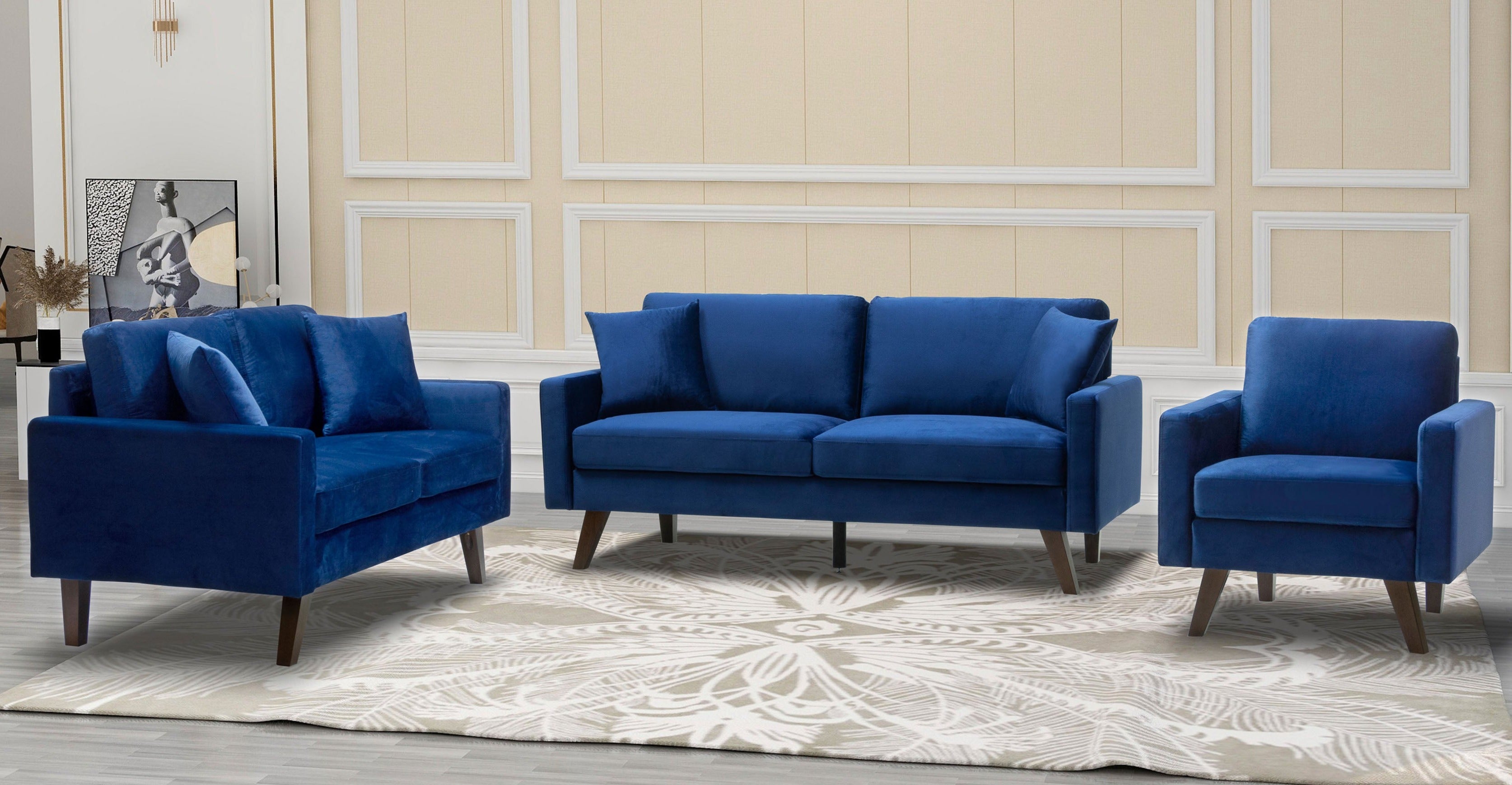 Fabric Sofa set deal FSMZ3659044VBU