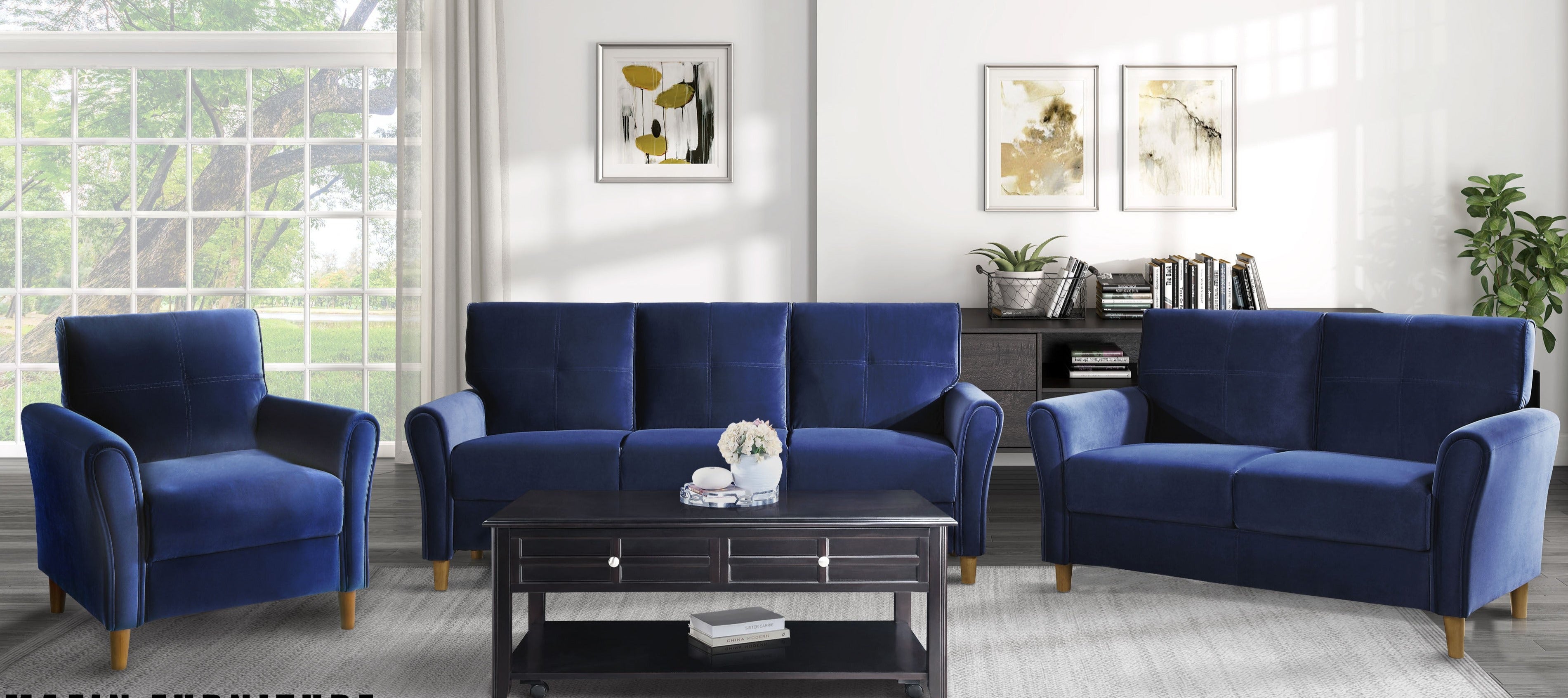 Fabric Sofa set deal FSMZ3659348BUE