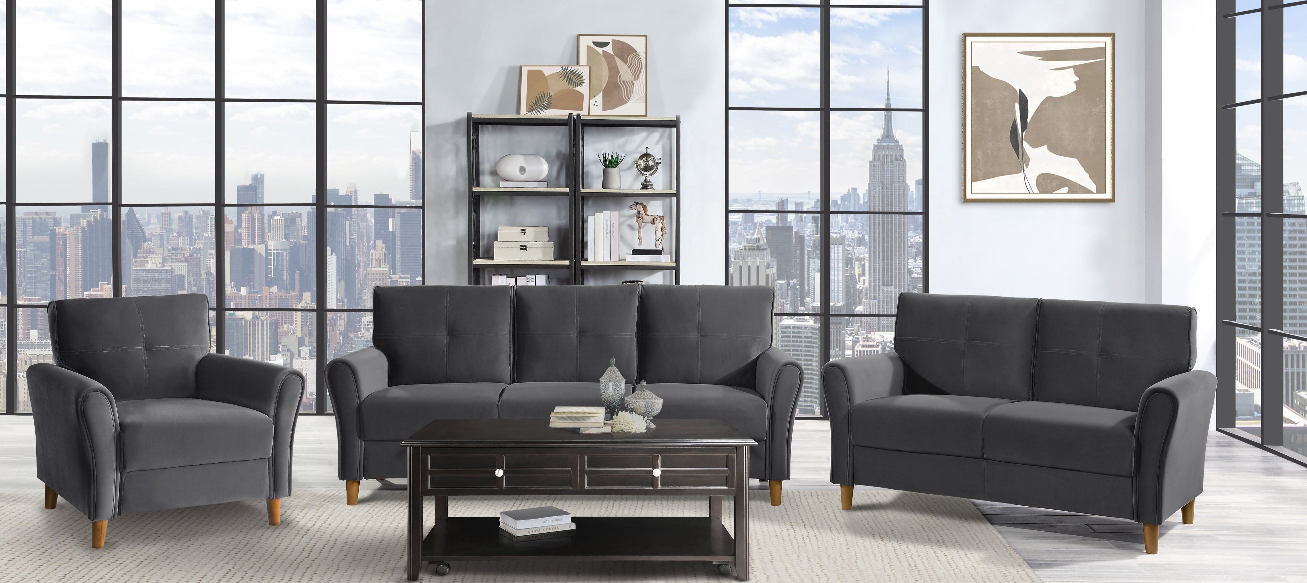 Fabric Sofa set deal FSMZ3659348GRY