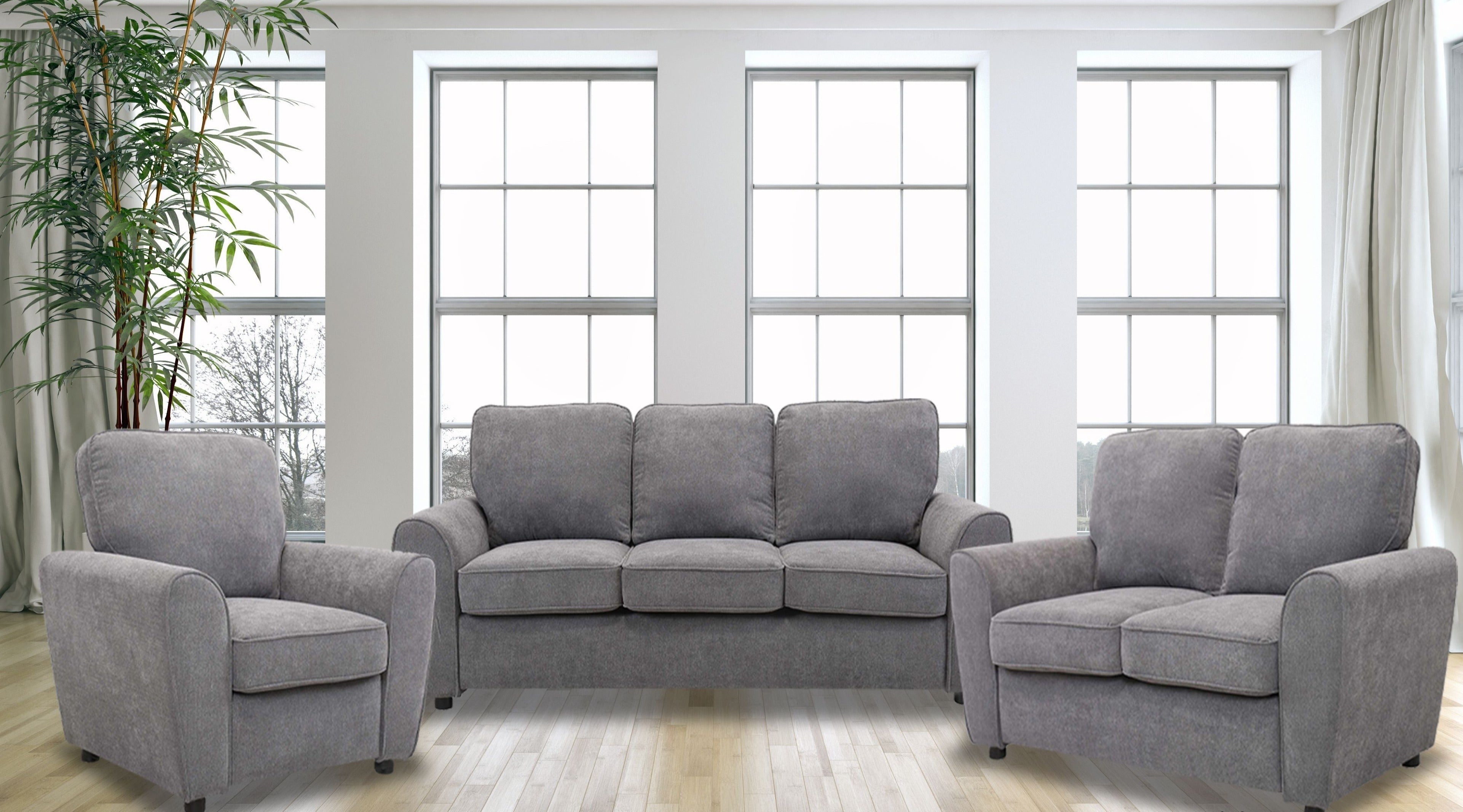 Fabric Sofa set deal FSMZ36599511GRY