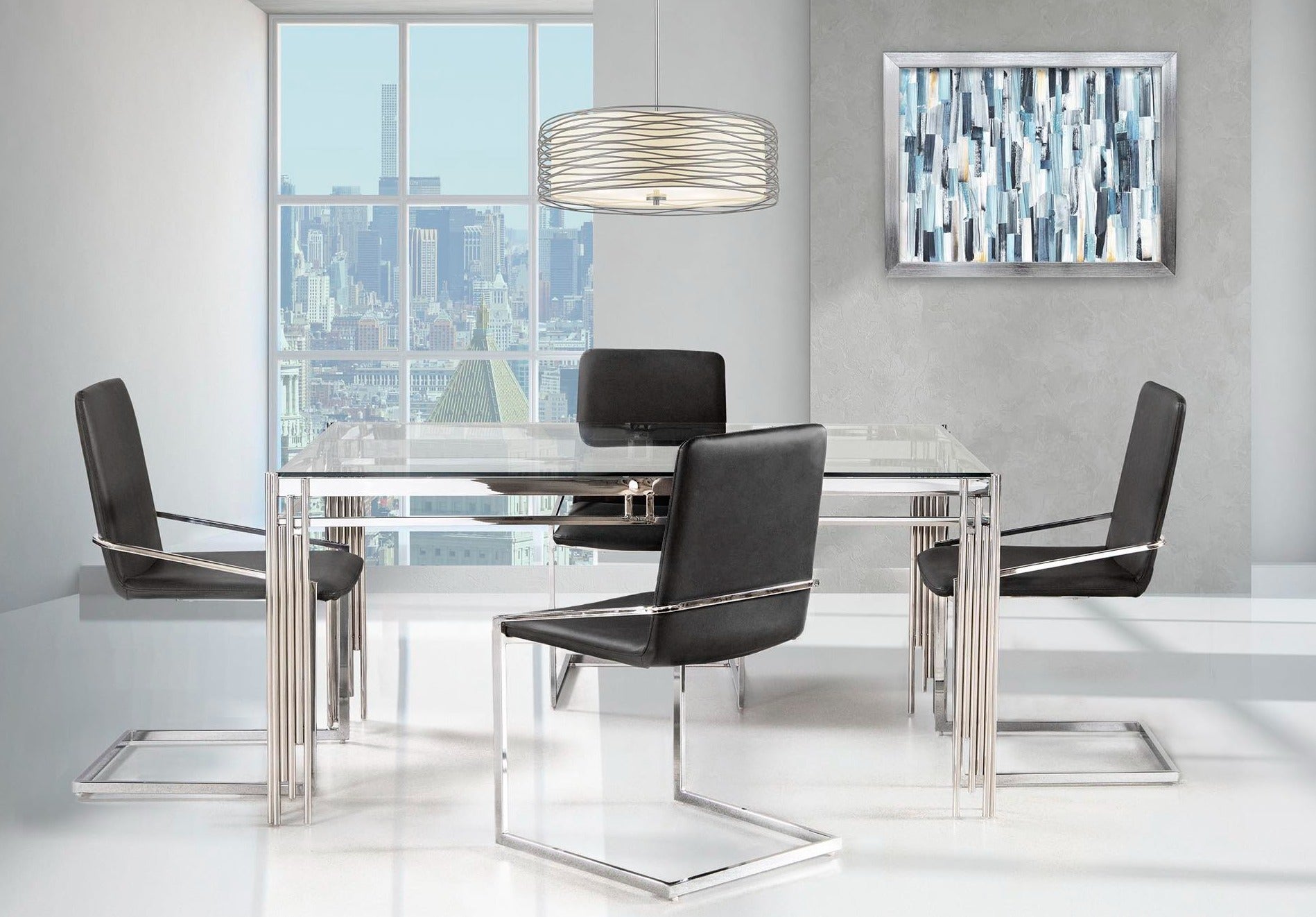 Glass top dining Set deal GTDMZ3653645/3656SDGY