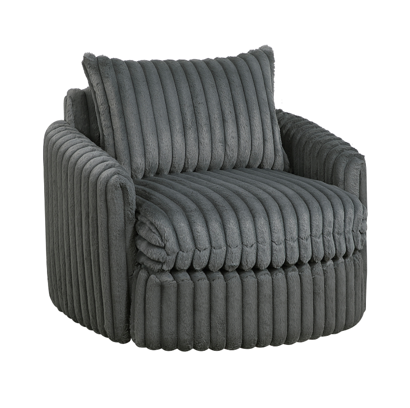 DNS-9539DGY-1-Accent Chair