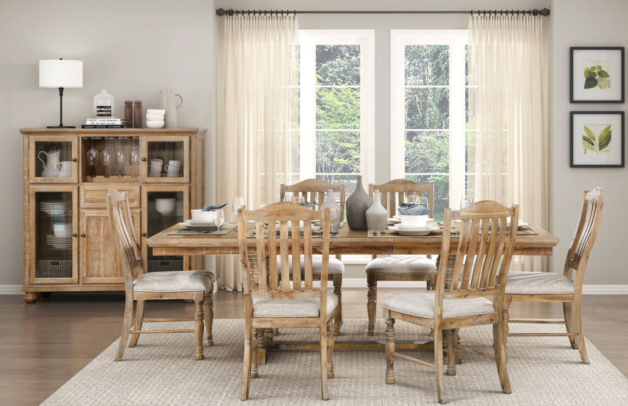 DNS 5904NF California Large Dining Set