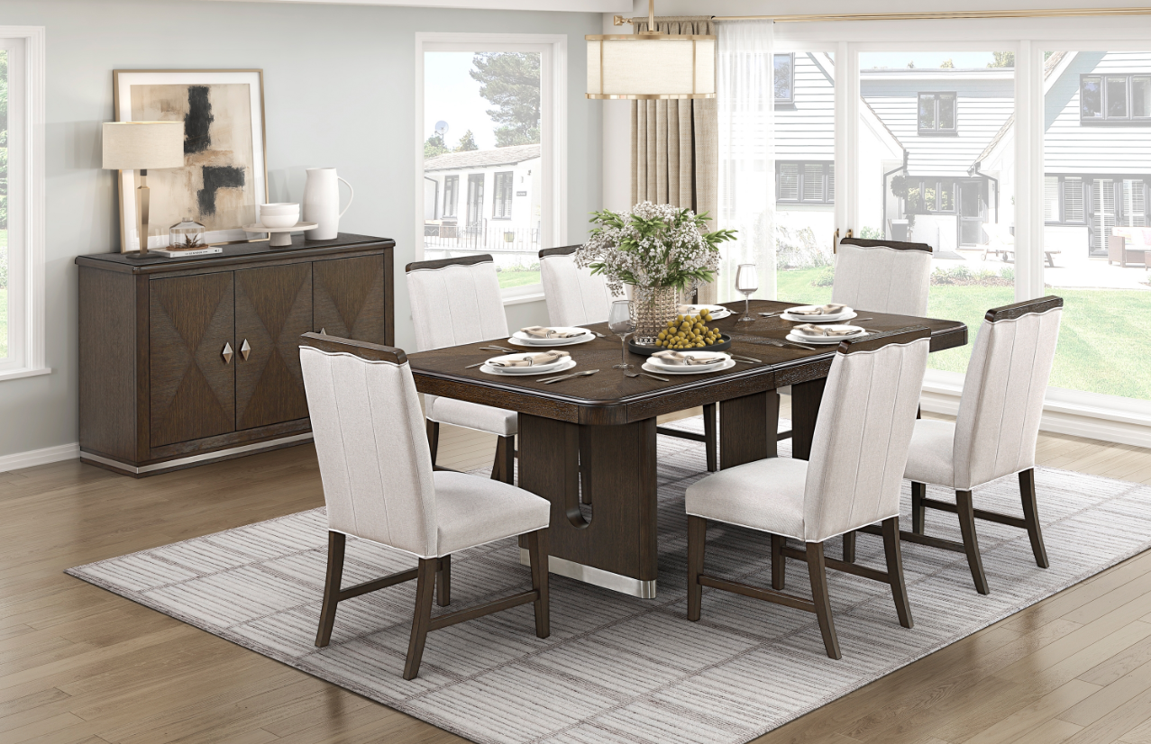 DNS 6066 California Large Dining Set