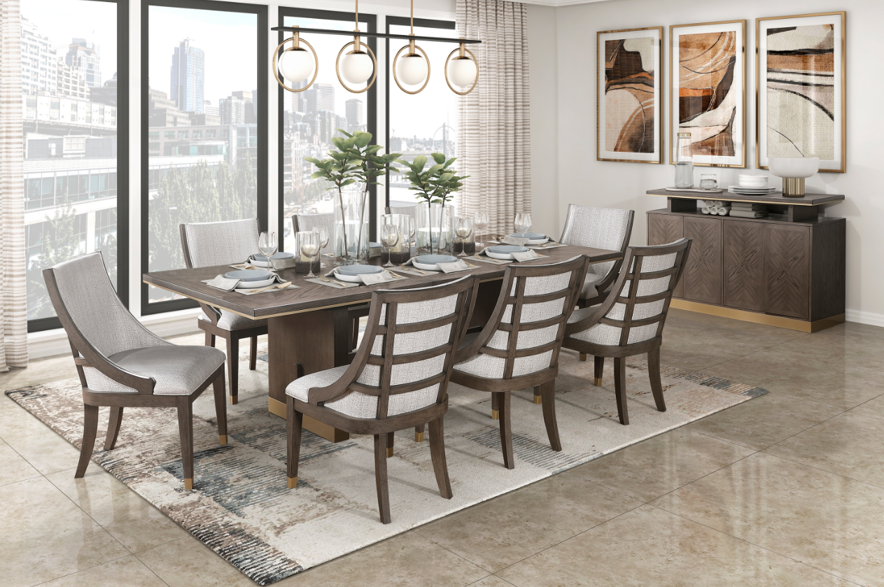DNS 5933 California Large Dining Set