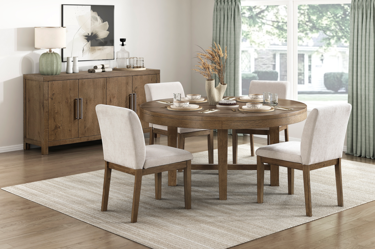 DNS 2447 California Large Dining Set
