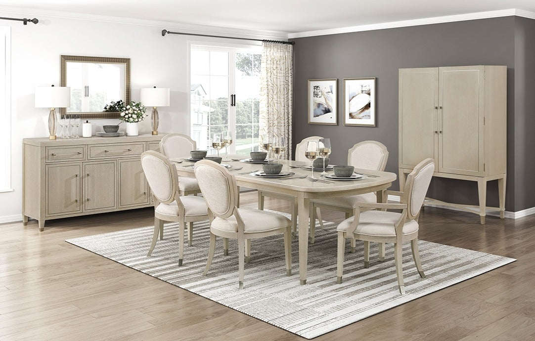 DNS  1312 California Large Dining Set