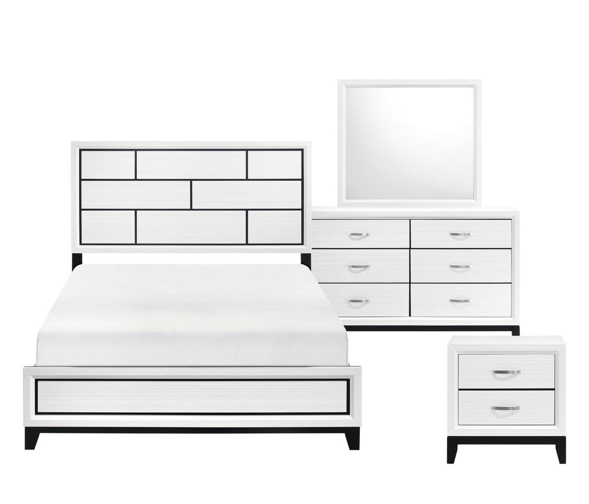 DNS-1645WH California Bedroom Set