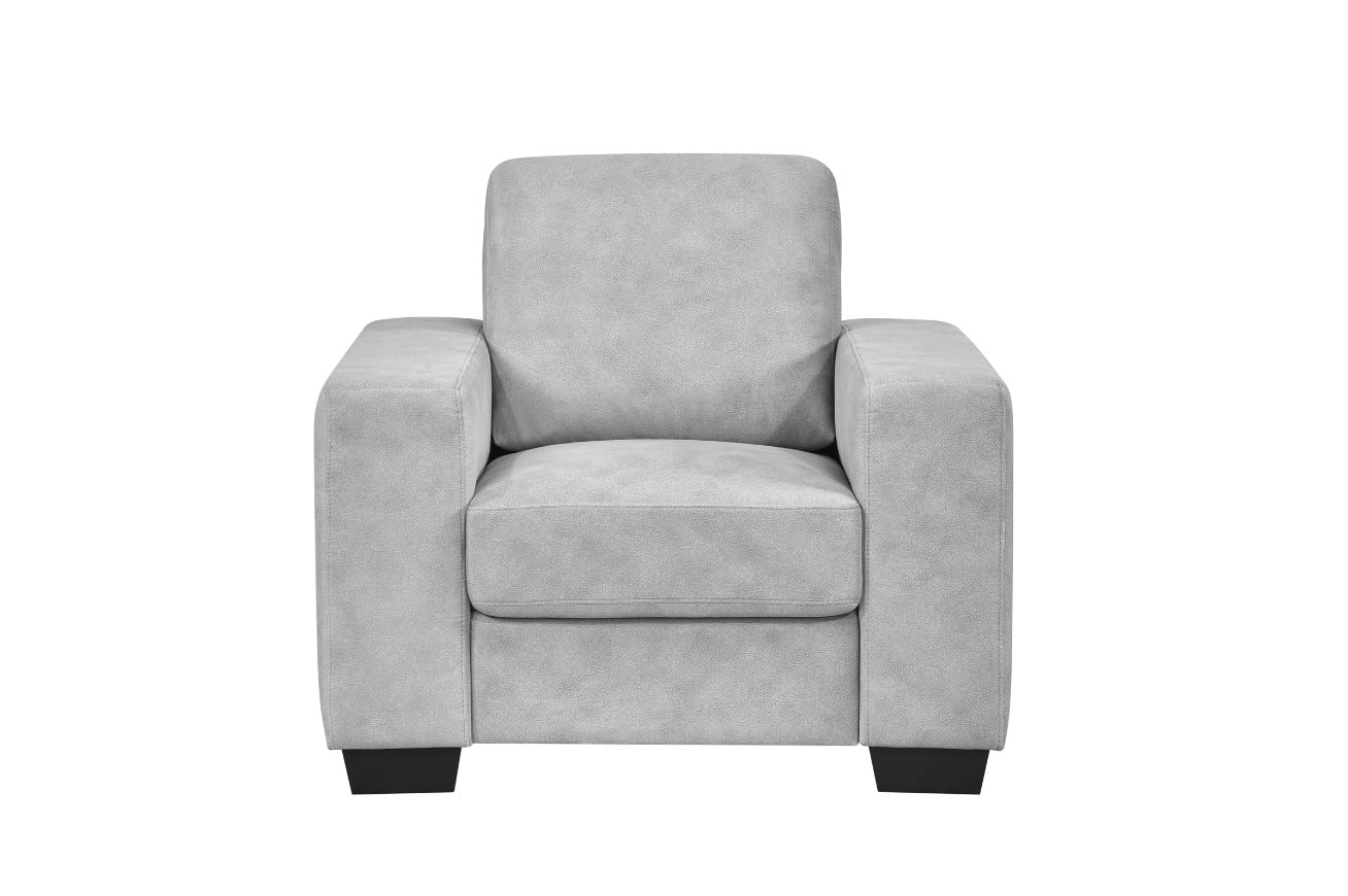 DNS  99088LGY  Fabric Sectional Sofa