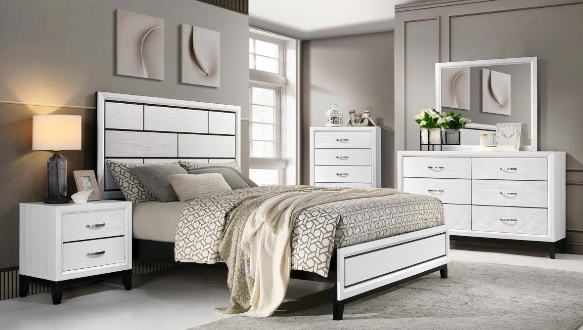 DNS-1645WH California Bedroom Set