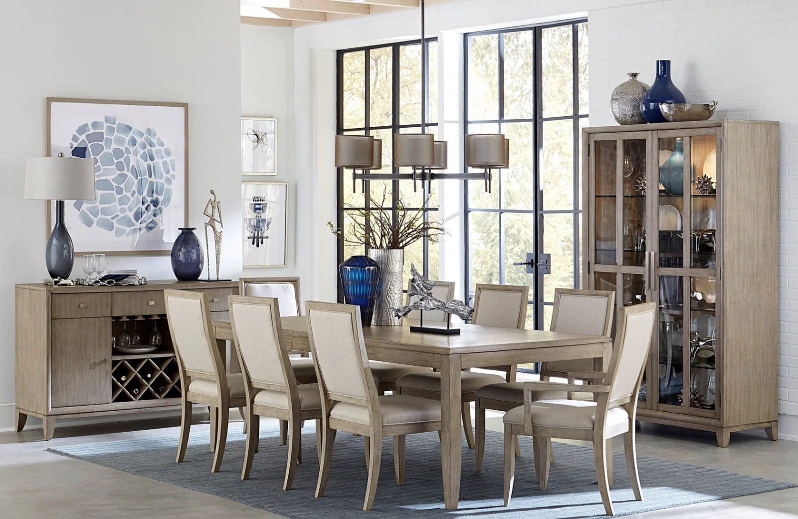 DNS 1820N California Large Dining Set